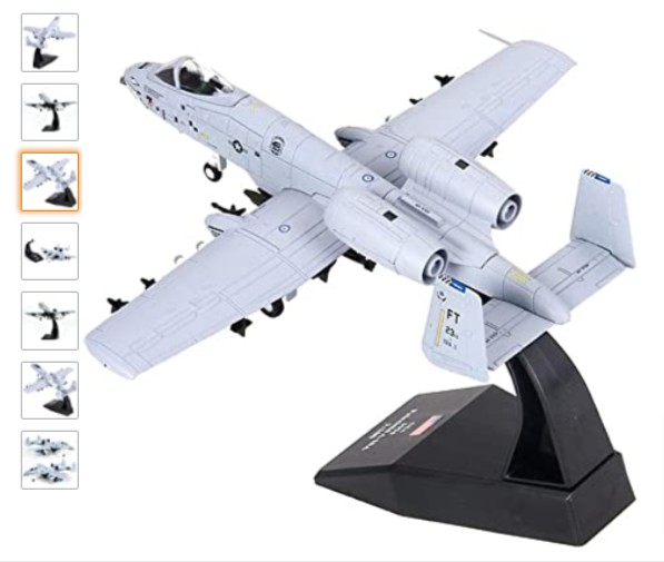 Fairchild Republic A-10 Thunderbolt II, maquetas de aviones de guerra