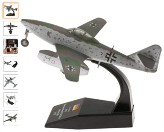 Messerschmitt Me-262, maquetas de aviones de guerra